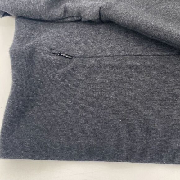 Nike Dri-fit Versa Studio Mock Neck Sweatshirt   Gray Long Sleeve‎ Zip Pocket S - Picture 7 of 13